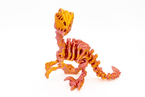 Dinozaur Raptor Gildor – błyszczący łowca czasu 22 cm