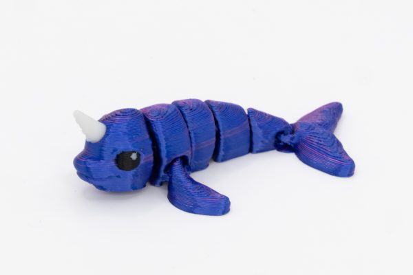 Rogfin – delfin jednorożec 3D