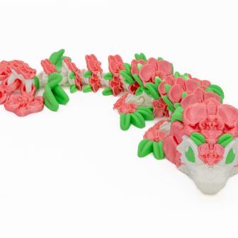 Smoczyca Orchideja 3D – dekoracja i zabawka antystresowa