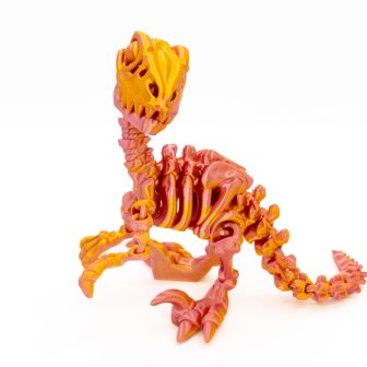 Dinozaur Raptor Gildor – błyszczący łowca czasu 22 cm