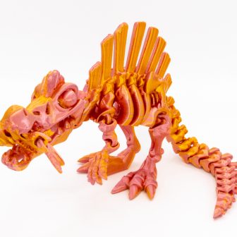 SpinoGlitter – ruchomy Spinosaurus 3D 30 cm