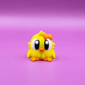 Kurczaczek Piórka 3D – zabawka i ozdoba wielkanocna