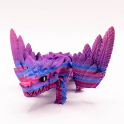 Ruchomy gargulec 3D z kolorowego filamentu – 16 cm